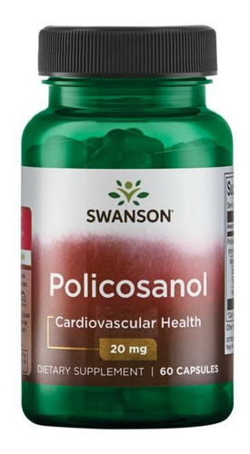 Policosanol Made Usa Swanson 20mg 60 Caps