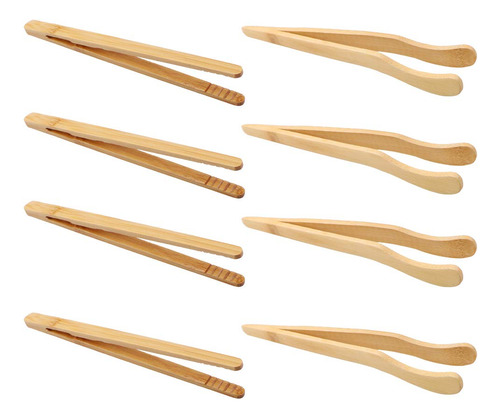 Hysagtek Pinzas Para Tostadas De Bambu, Pinzas De Madera, Pi