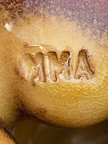 Gato Egipcio De Cerámica Réplica Del Metropolitan Museum Art Amarillo (Usado)