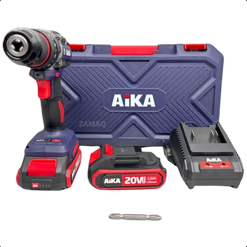 Parafusadeira Furadeira Aika Ad-dr13a - 20v Com 2 Baterias