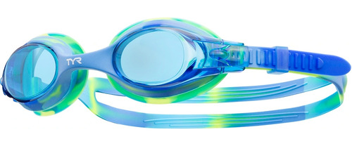 Tyr Lentes Swimple Tie Dye Kids / Azul - Verde / Blue