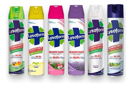 Lysoform Aerosol Desinfectante Desodorante 360ml