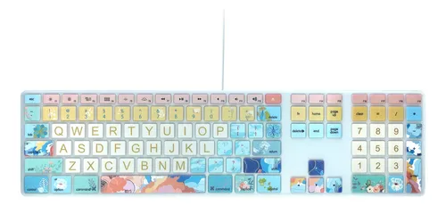 Funda De Silicona Para Teclado Apple iMac A1243 Flores
