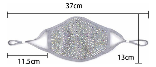 Los Diseñadores De Máscaras De Brillo 3pcs Usan Aretes Ajust