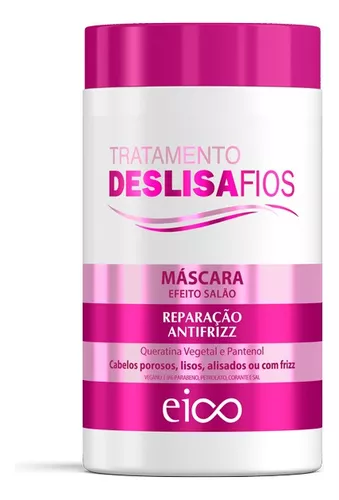 Eico Máscara Hidratação Creme Tratamento Deslisa Fios 1kg