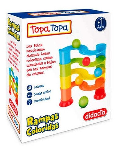 Rampas Coloridas Didacta Topa Topa - Vamos A Jugar