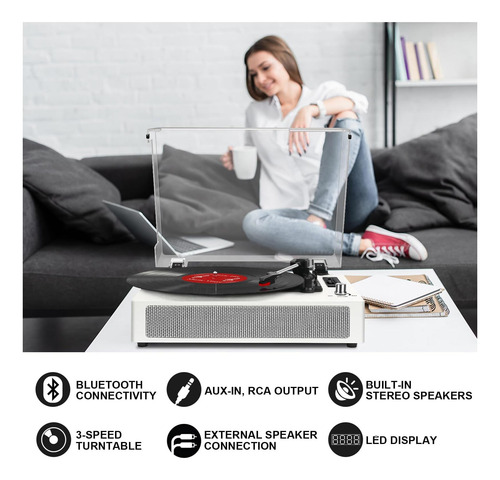 Bluetooth De Vinylslink Bluetooth Con Altavoz Bulit En De El