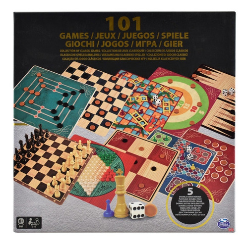 Set De 101 Juegos Spin Master Colección Juegos Clásicos