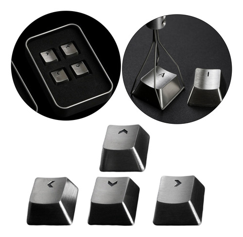 Tecla De Metal Durável De Aço Inoxidável Para Wasd