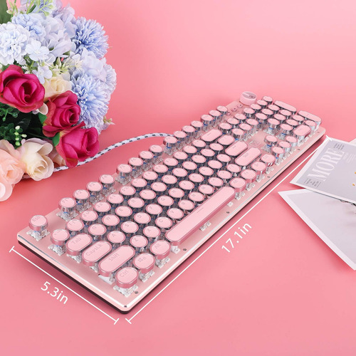 Teclado De Juego De Estilo De Guionista De Chichen Retro, In