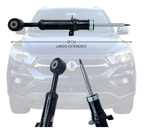 Par Amortiguador Delantero Ssangyong Musso 20-22 Genuino