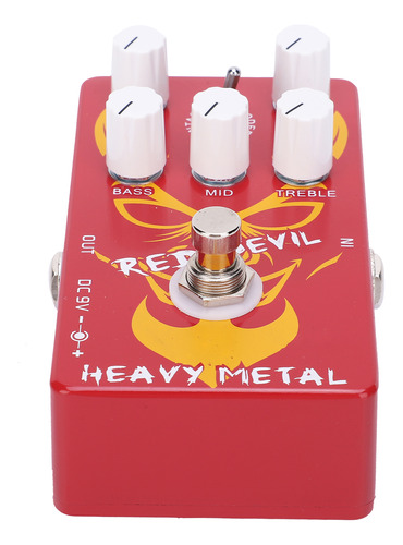 Pedal De Guitarra Distorsion Red Devil Heavy Metal Tone Effe