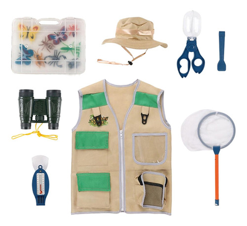 16 Uds. Kits De Aventura Al Aire Libre Para Niños Explorer