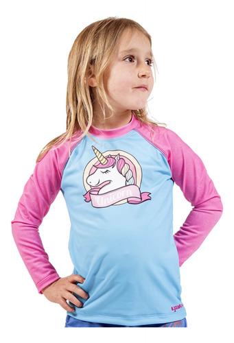 Remera Filtro Uv Niño Unicornio Yakka