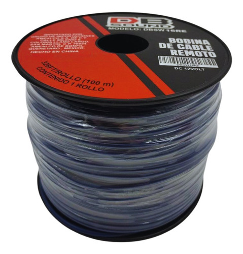 Bobina Cable De Remoto Db Sound Calibre 16. 100 Metros