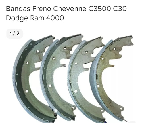 Bandas De Freno, Para C-30, Cheyenne, Marca Konic