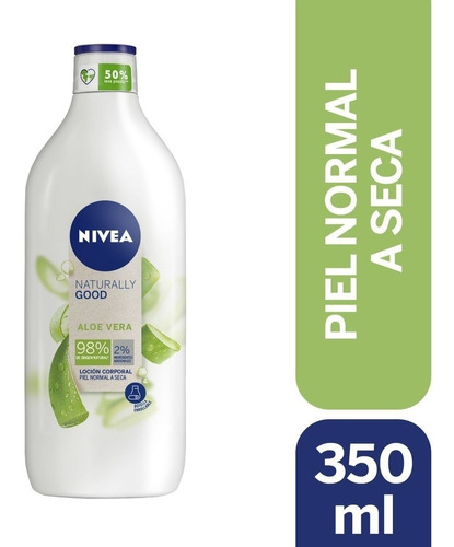 Nivea Loción Corporal Naturally Good Aloe Vera 350ml