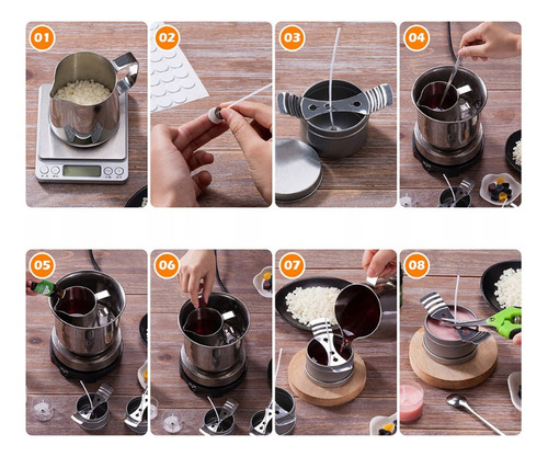 Cera Diy Candle Craft Tools Vela Hacer Olla Para Verter