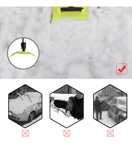 Herramienta Para Quitar Nieve Con Mango Telescópico, Cortavi