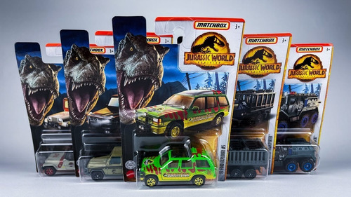 Jurassic World Dominion Matchbox X2 Unidades Envio Gratis!