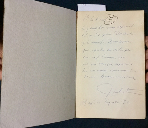 Pubertinaje. Javier Alatorre. 1a Ed. Firmado (Usado)