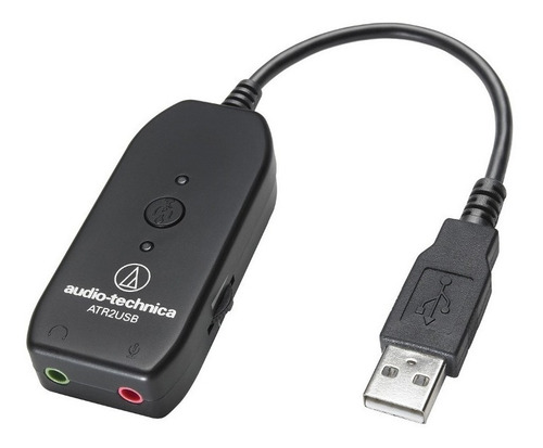 Adaptador Placa De Som Usb Audio Technica Atr2usb - Atr2