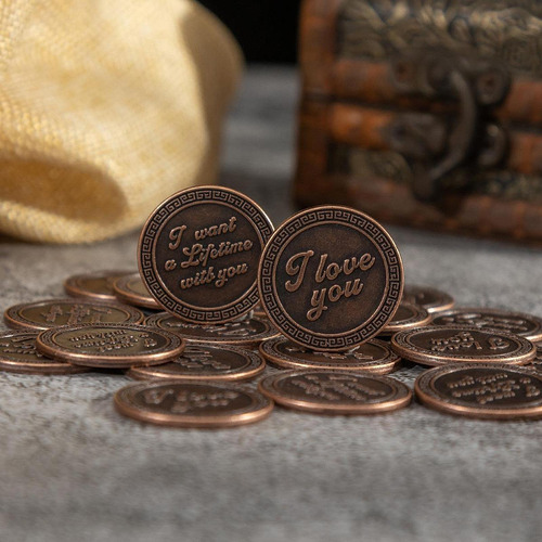 Regalos Del Día De San Valentín Pequeña Moneda Única