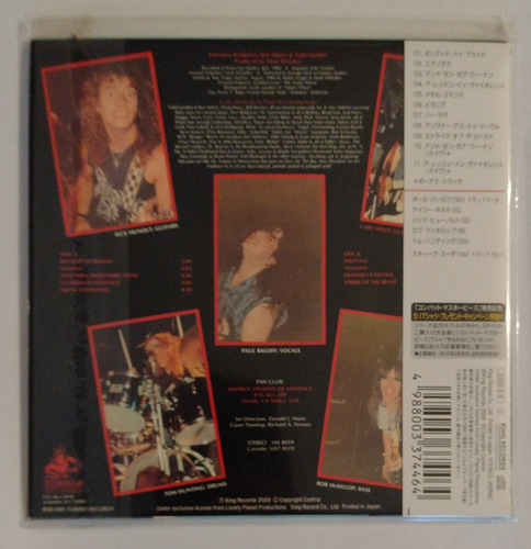 Exodus Bonded By Blood Cd Japones Original Minilp Nuevo