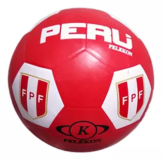 Pelota Balon De Futbol De Peru Blanquirojo N° 5