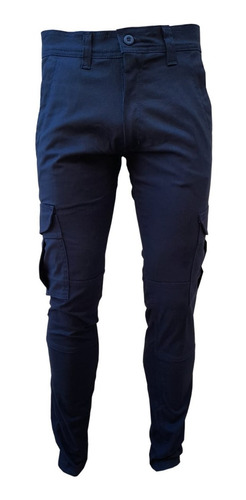 Pantalon Cargo Chupin Hombre Mujer Unisex Slim Tiro Bajo