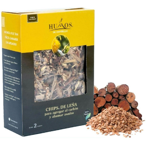 Set X4 Chips Astillas Leña Ahumar Humos 500g
