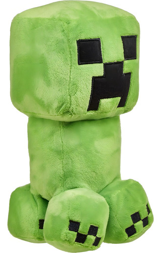 Peluche Creeper Minecraft 20 Cm, Mattel, Suave Y Adorable