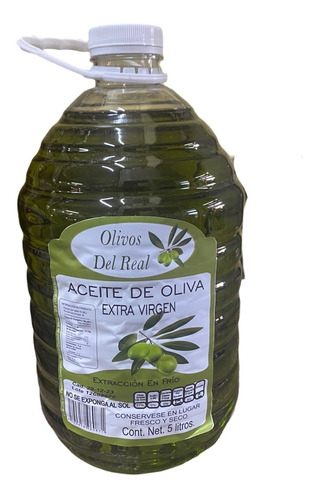 Imagen 1 de 5 de Aceite De Olivo Extra Virgen Galon 5 L El Real