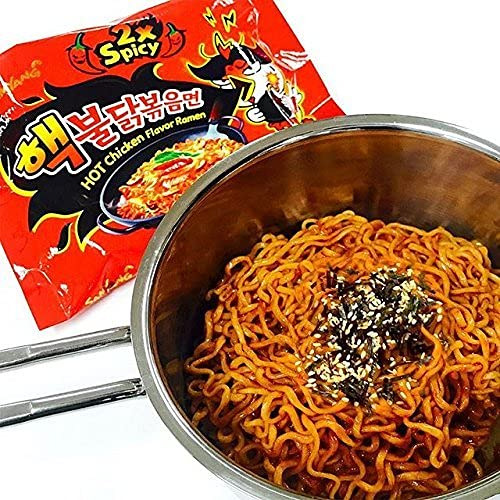 Fideos Ramen Coreano Sabor Pollo Extra Picante 2 Paquetes 28