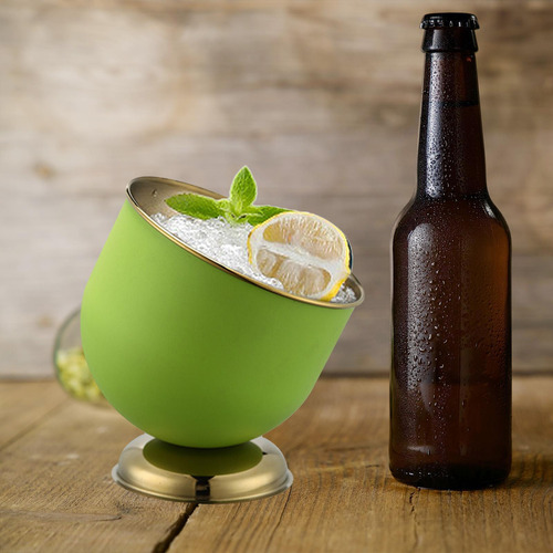 Cubo De Hielo De Acero Inoxidable, Cubo Para Bebidas Con