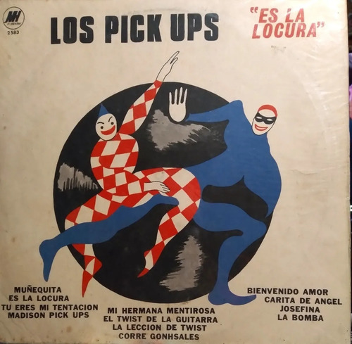 Los Pick Ups Es La Locura Vinilo Long Play Music Hall