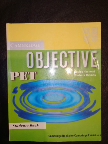 Libro Objective Pet Student's Book Cambridge