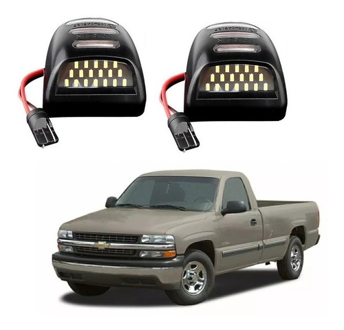 Luz Led Patente Chevrolet Silverado 1500 1999-2013 Accesorio