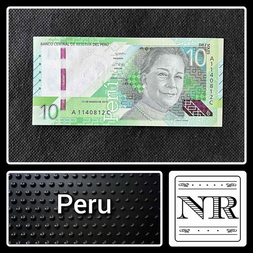 Peru - 10 Soles - Año 2019 - P #nd - Chabuca Granda - Vicuña