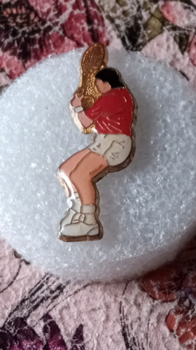 Pin Prendedor Tenis Player Vintage // Belgrano