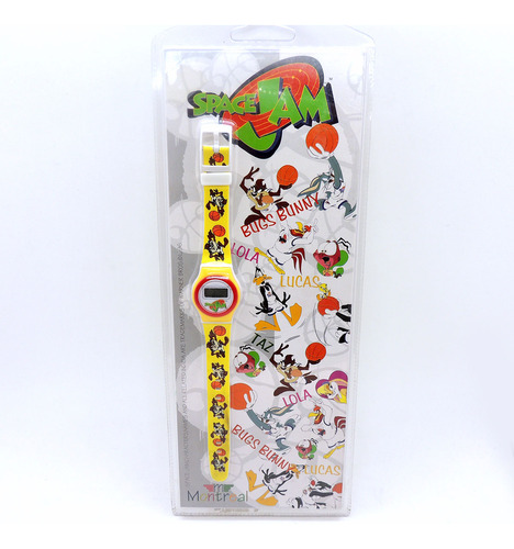 Space Jam Tazmania Looney Tunes Reloj Montrea 6 Madtoyz