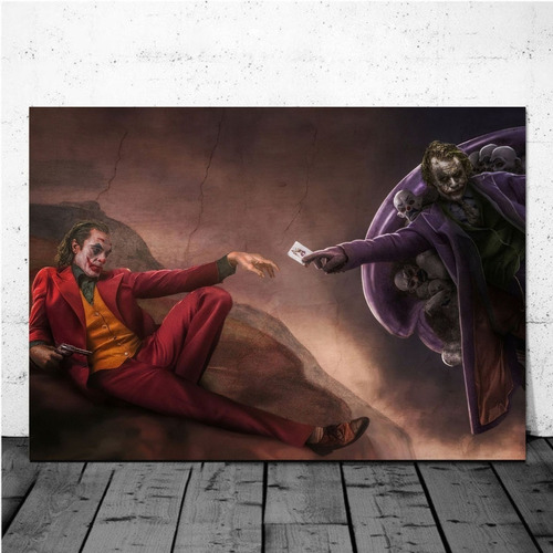 Cuadro Decorativo Joker La Creacion Diseño Unico Art 40x60cm