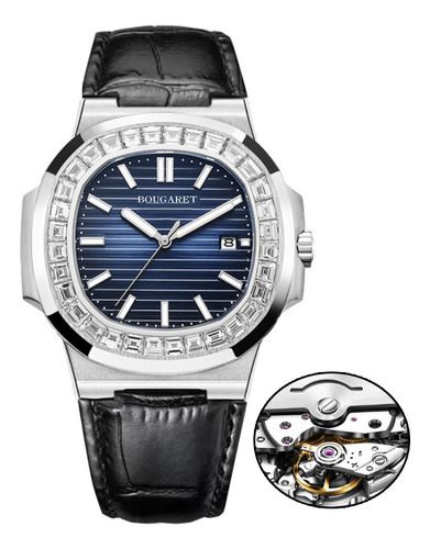 Reloj Hombre Buccellati Nautilus Negro Azul Nuevo