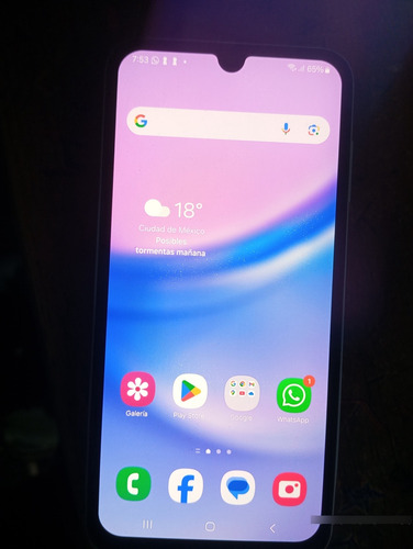 Celular Samsung Galaxy A15 Light Blue Con Detalles Blanco (Usado)