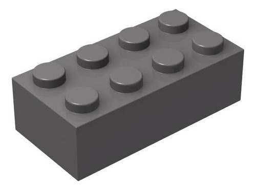 Block Block Block Block Bulk, Ladrillos Gris Oscuro 2x4,