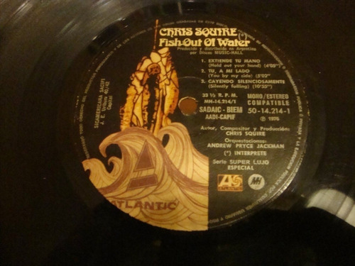 Sin Tapa Disco Chris Squire Fish Out Of Water Si1