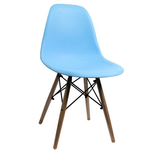 Cadeira Charles Eames Com Pés De Madeira - Tander