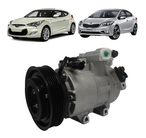 Compressor Ar Hyundai Veloster 1.6 2011 2012 2013 2014 Novo