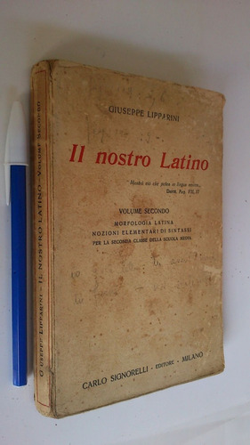 Il Nostro Latino 2 - Lipparini (morfología Latina Sintassi)