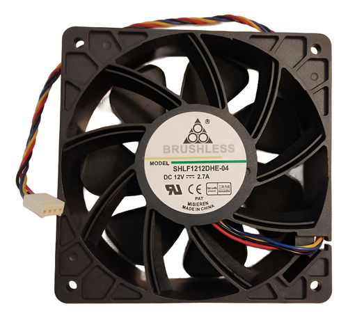 Fan Cooler 120x120 6000rpm 2.7amp X 2